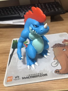 s***o买家秀，石器时代蓝人龙模型手办GK雕像非盲盒