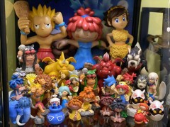 石器时代机暴红虎金机暴买家秀伊布人形公仔