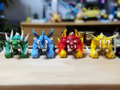 石器时代魔法兽买家秀（i***n）地水火风四属性魔兽