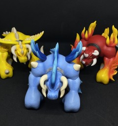 石器时代魔法兽买家秀（t***0）地水火风四属性魔兽