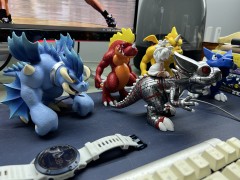 石器时代魔法兽买家秀（k***4）地水火风四属性魔兽模型手办GK机暴、红人龙、风马年